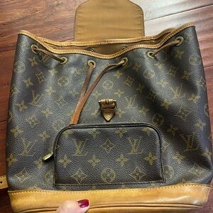 Vintage LV monogram backpack